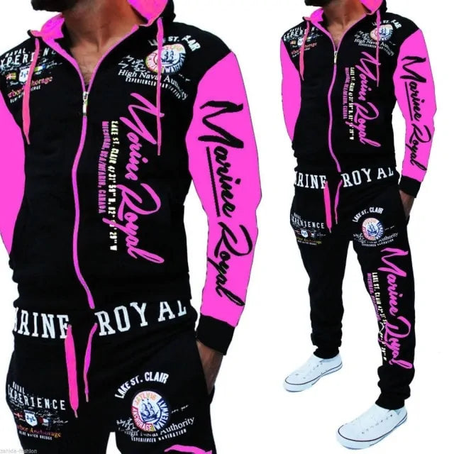 Mens sweat suits sets on sale